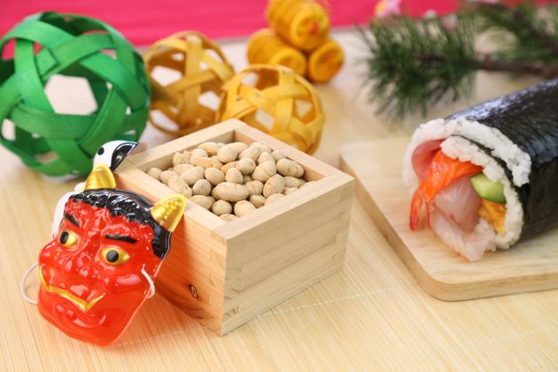 節分　恵方巻